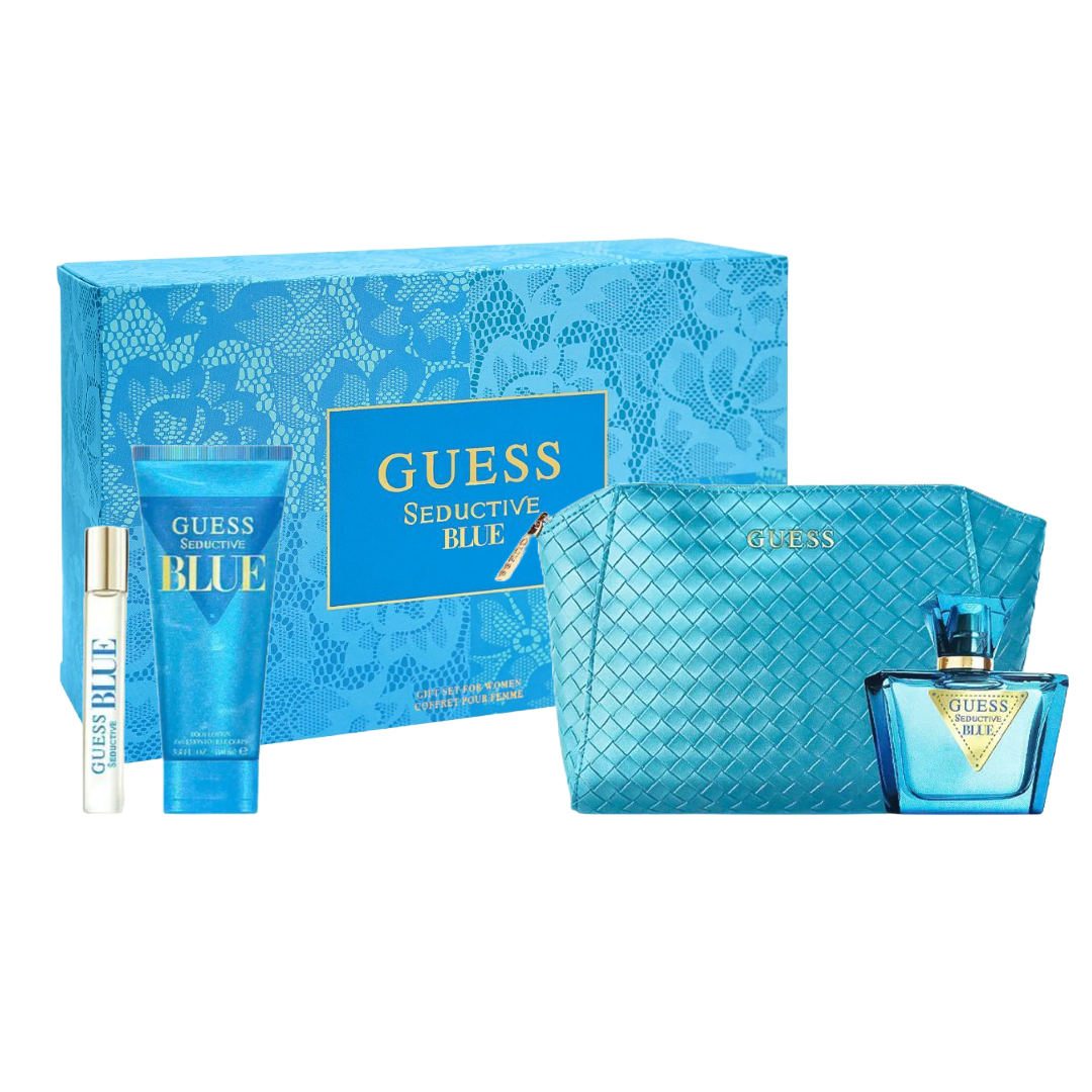 Guess Seductive Blue Eau De Toilette 4-Piece Gift Set For Women