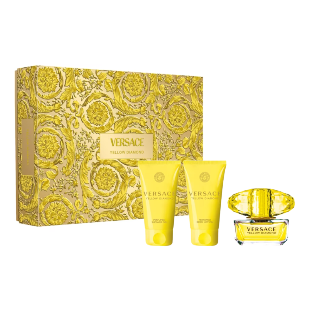Versace Yellow Diamond Eau De Toilette 3-Piece Gift Set for Women